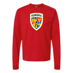 Men's Romania National Soccer Team Long Sleeve T-Shirt