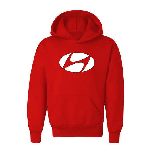 Youth Kids Hyundai New Logo Car  Pullover Hoodie