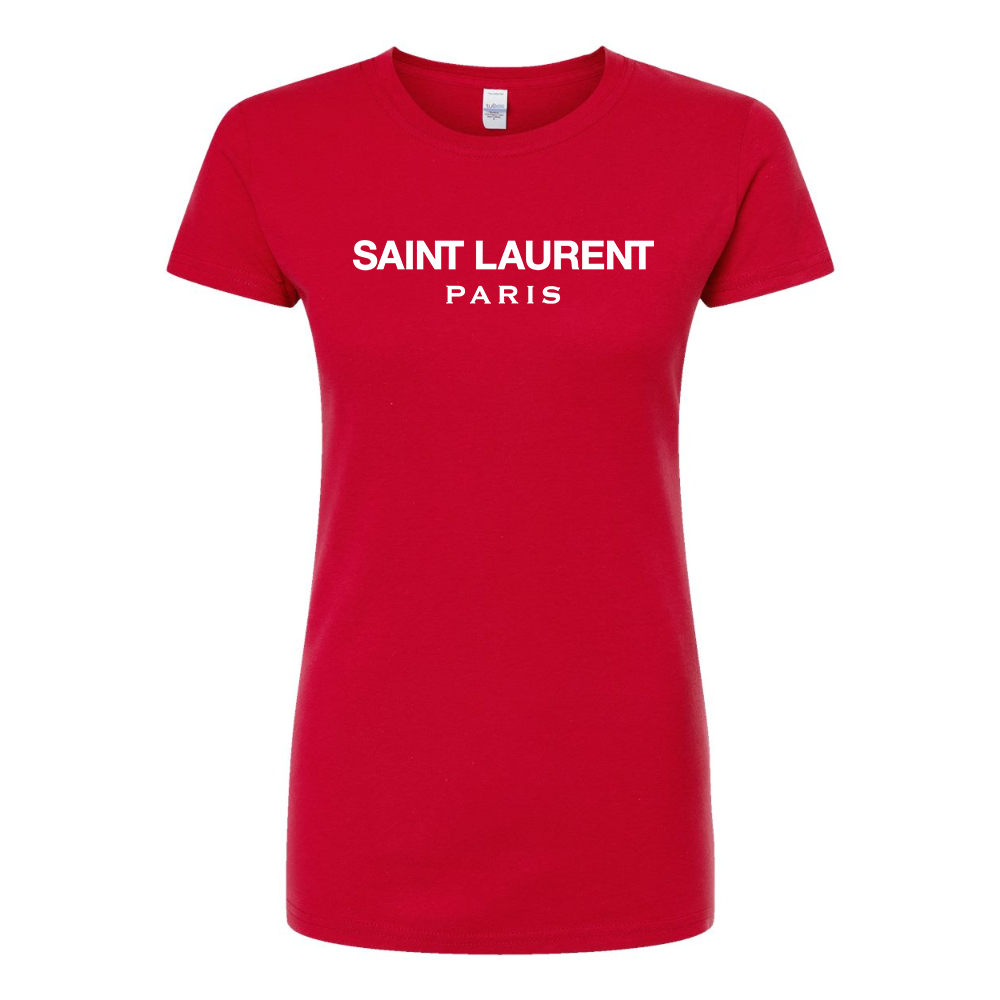 Women's  Saint Laurent Round Neck T-Shirt