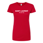Women's  Saint Laurent Round Neck T-Shirt
