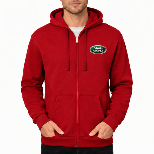 Men’s Land Rover Car Zipper Hoodie