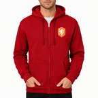 Men's Netherlands National Soccer Team Zipper Hoodie