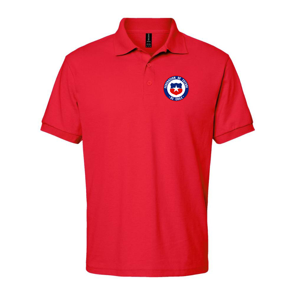 Men's Chile National Soccer Team  Dry Blend Polo