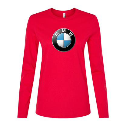 Women's BMW Motorsports Car Long Sleeve T-Shirt