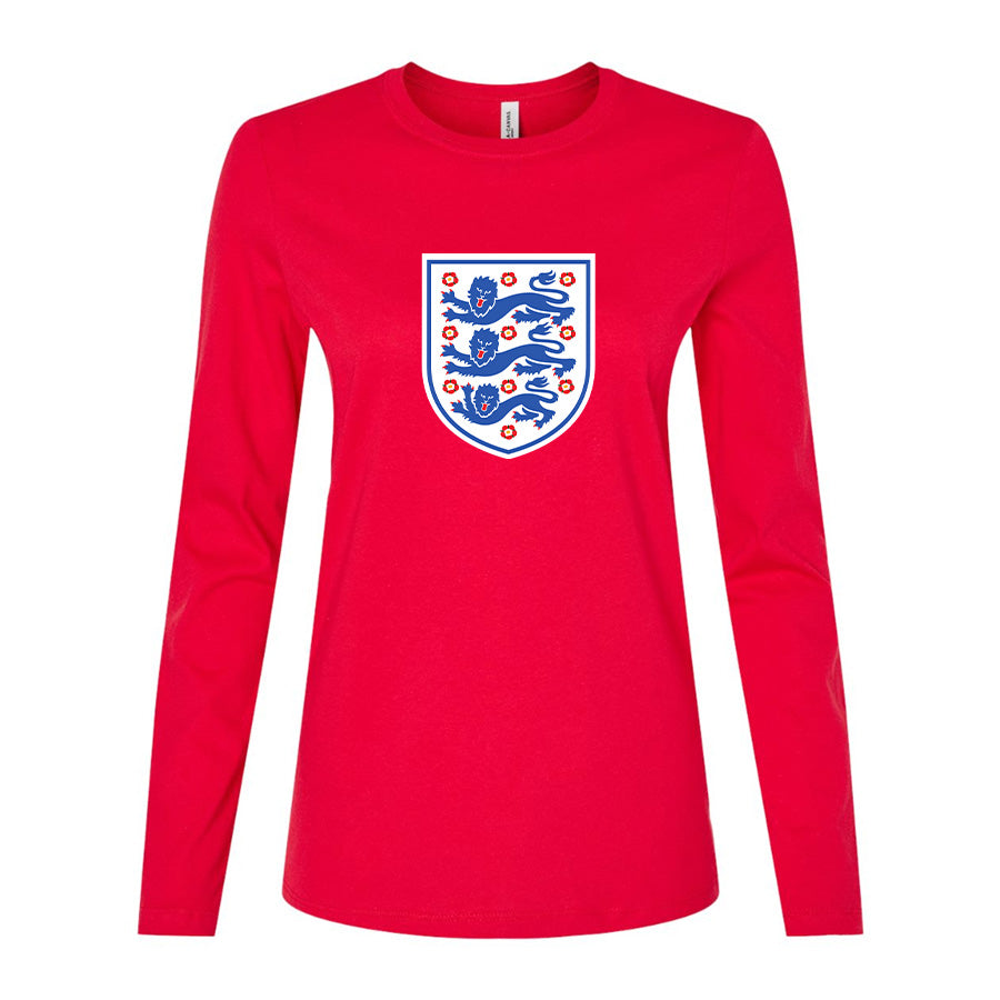 Women's England National Football Team Long Sleeve T-Shirt