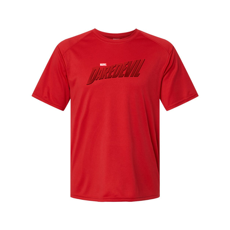 Youth Kids Daredevil Marvel Superhero Performance T-Shirt