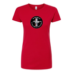 Women’s Ford Mustang Motorsport Car Round Neck T-Shirt