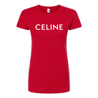 Women's Celine Round Neck T-Shirt