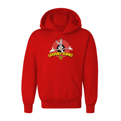 Youth Kids Looney Tunes Warner Brothers Cartoon Pullover Hoodie