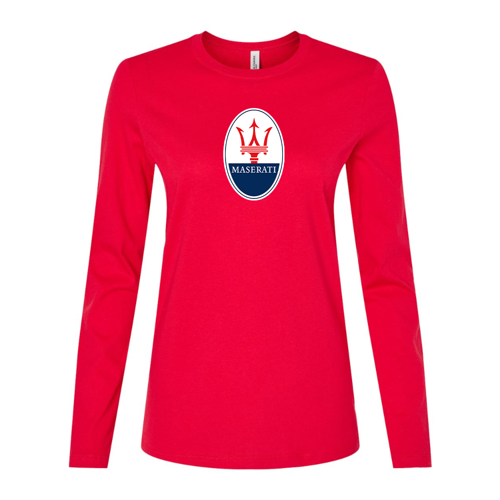 Women's Maserati Car Long Sleeve T-Shirt