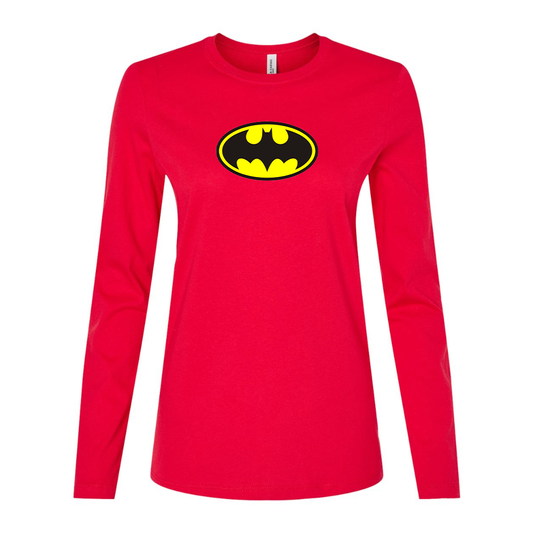 Women's DC Comics Batman Superhero Long Sleeve T-Shirt