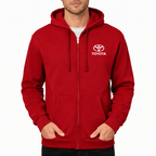 Men’s Toyota Motorsport Car Zipper Hoodie