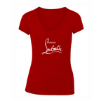 Women's Christian Louboutin V-Neck T-Shirt