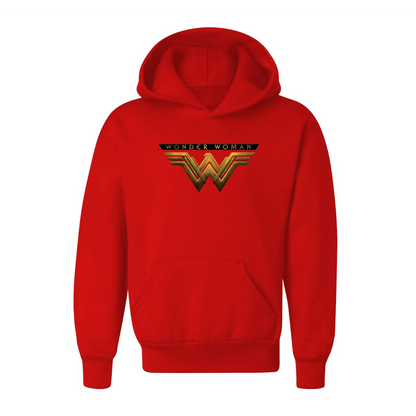Youth Kids Wonder Woman DC Superhero Pullover Hoodie