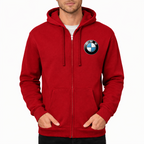 Men's BMW Motorsports Car Zipper Hoodie
