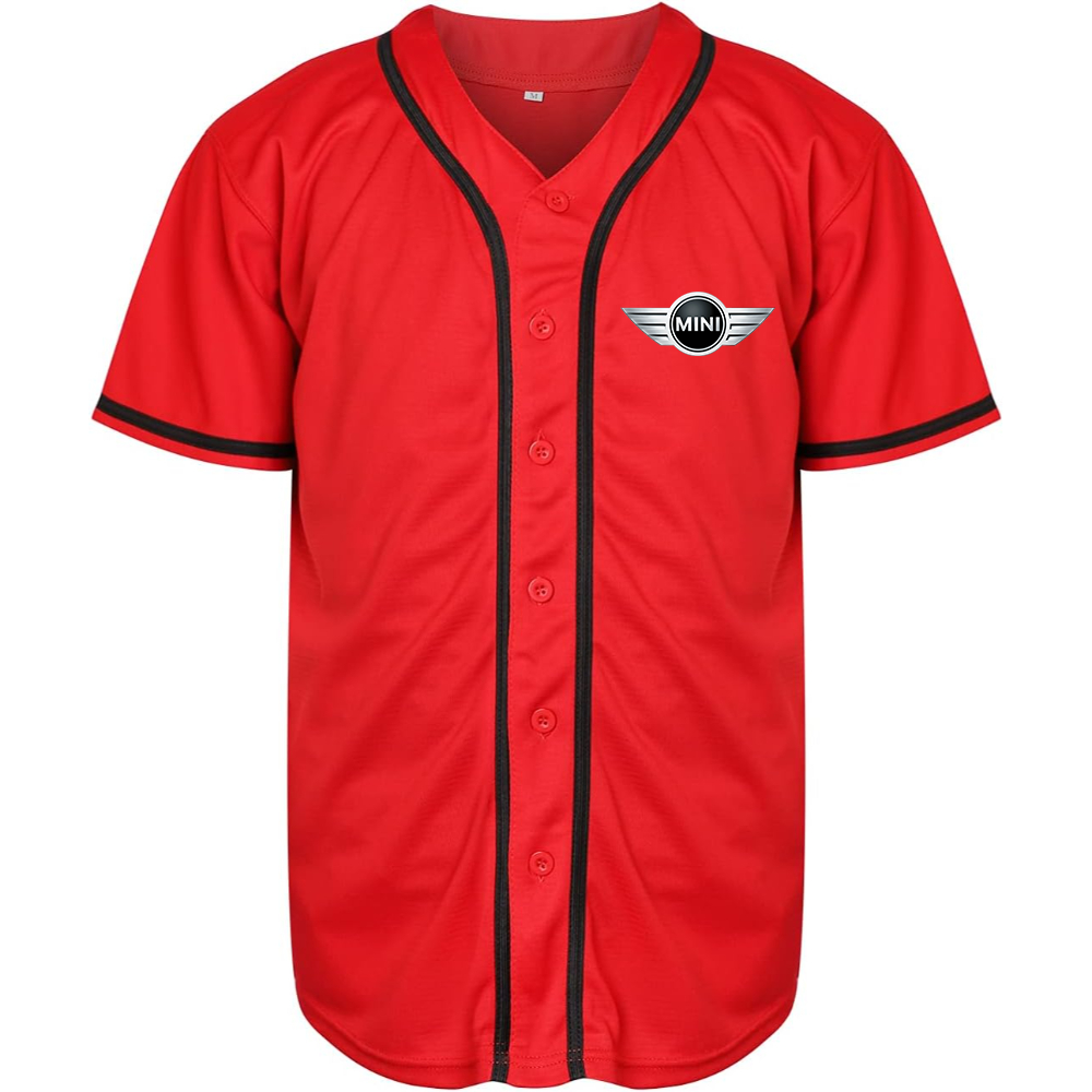 Men’s Mini Cooper Car Baseball Jersey