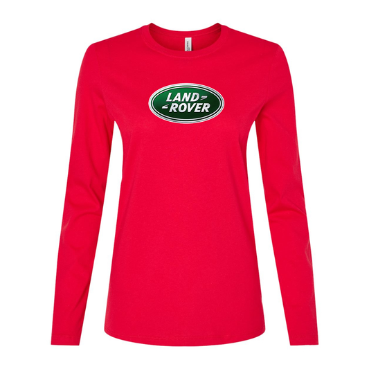 Women's Land Rover Car Long Sleeve T-Shirt