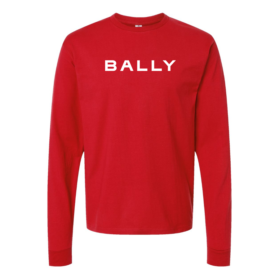 Men's Bally Cotton Long Sleeve T-Shirt