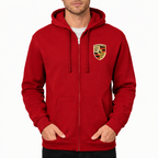Men’s Porsche Car Zipper Hoodie