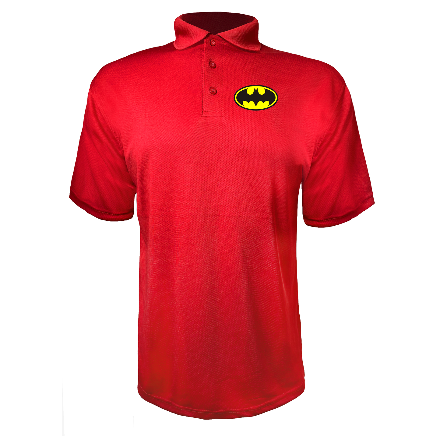 Men's DC Comics Batman Superhero Polyester Polo
