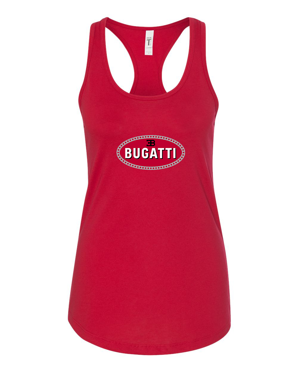 Women's Bugatti Car Racerback Tank Top