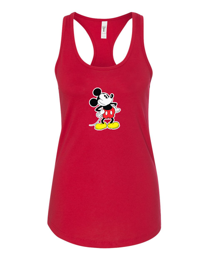 Women's Mickey Mouse Cartoon Racerback Tank Top