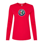 Women's Alfa Romeo Car Long Sleeve T-Shirt