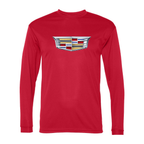 Men's Cadillac Car -  Polyester Long Sleeve T-Shirt