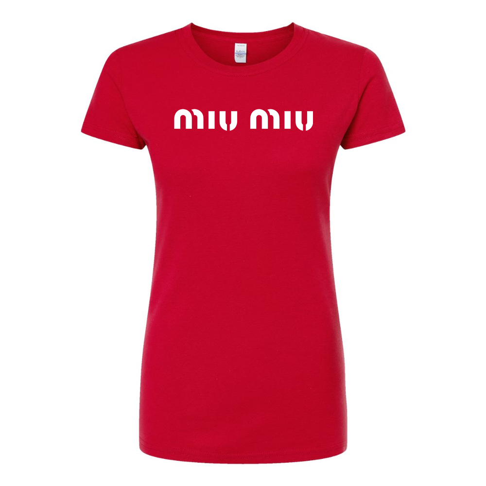 Women's Miu Miu Round Neck T-Shirt