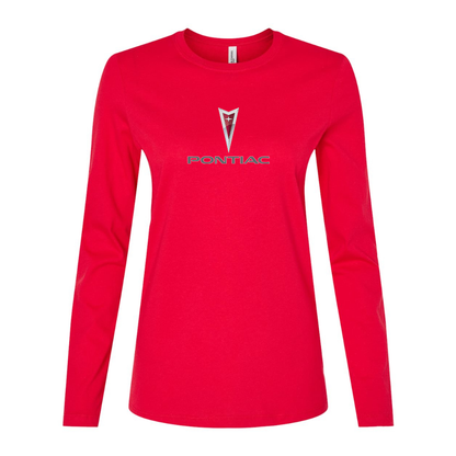 Women's Pontiac Car Long Sleeve T-Shirt