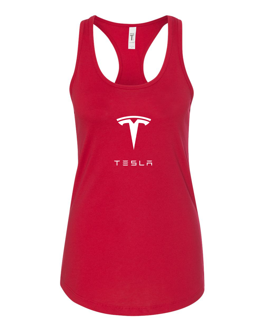 Women's Tesla Motorsports Car Racerback Tank Top