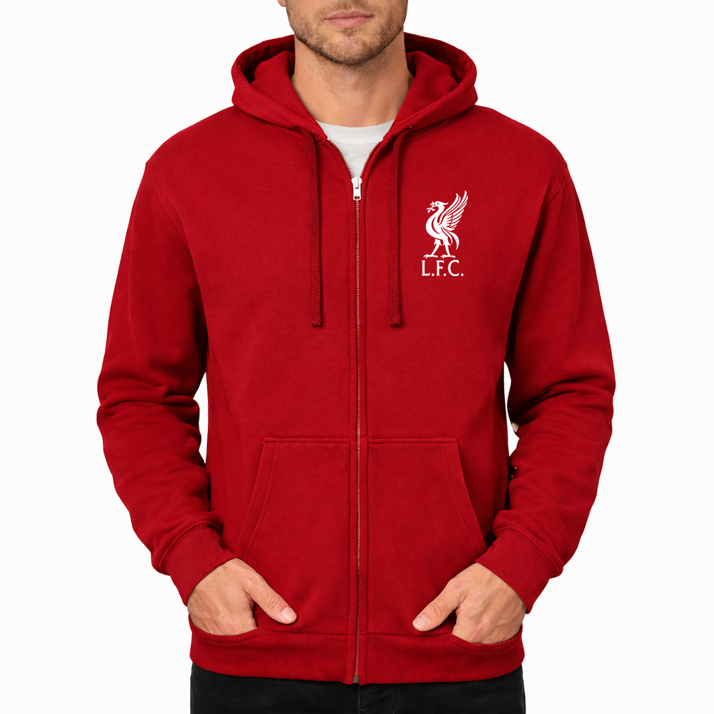 Men's Liverpool L.F.C. Soccer Zipper Hoodie