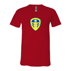 Men’s Leeds United Football Club - BELLA + CANVAS - Jersey V-Neck Tee - 3005
