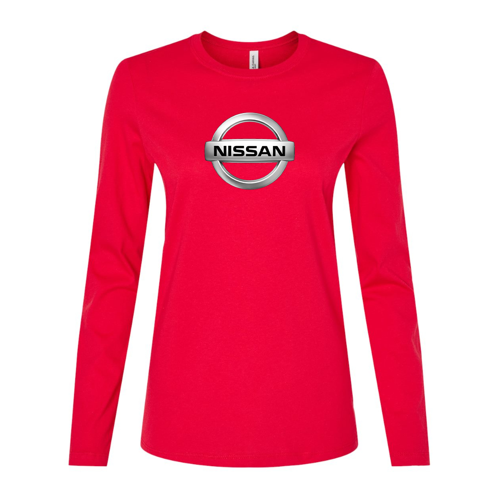 Women's Nissan Motorsport Car Long Sleeve T-Shirt