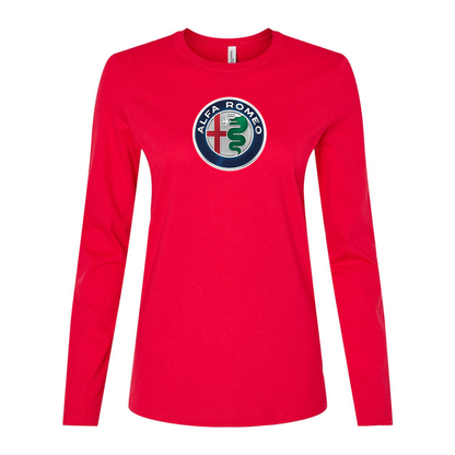 Women's Alfa Romeo Car Long Sleeve T-Shirt