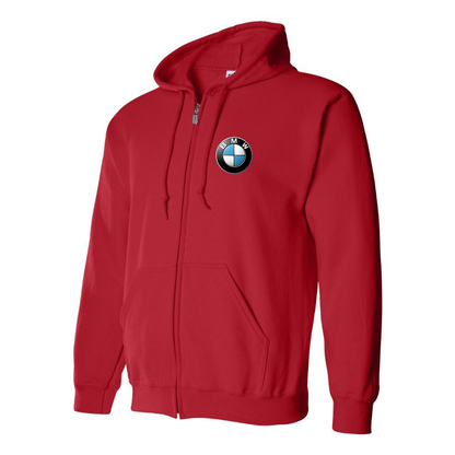 Men's BMW Motorsports Car Zipper Hoodie