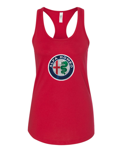 Women's Alfa Romeo Car Racerback Tank Top