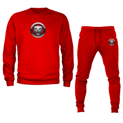 Men’s Jaguar Motorsport Car Crewneck Sweatshirt Joggers Suit