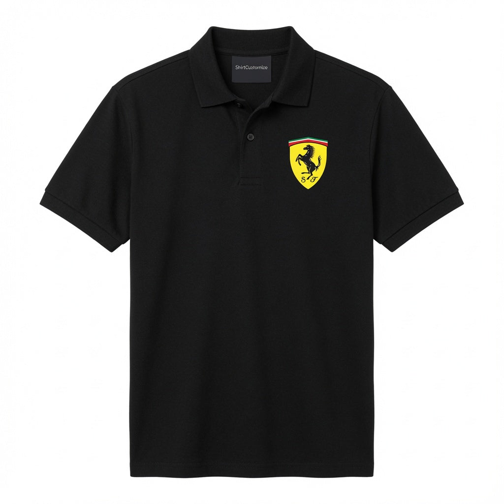 Men’s Ferrari Motorsport Car Dry Blend Polo