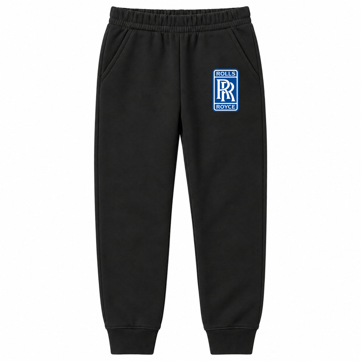Rolls Royce youth jogger sweatpants in Black, Youth Large ages 10–12