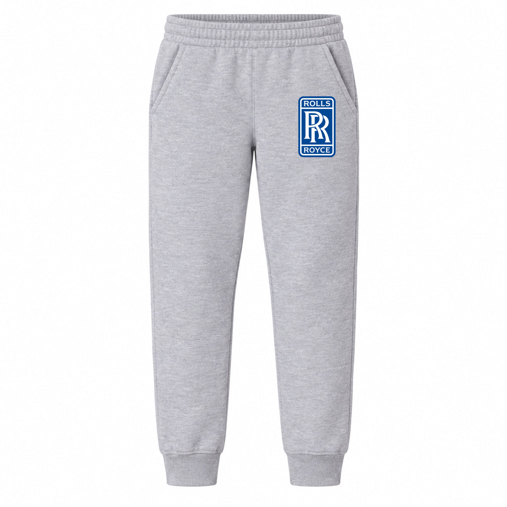 Rolls Royce youth jogger sweatpants in Grey, Youth Large ages 10–12