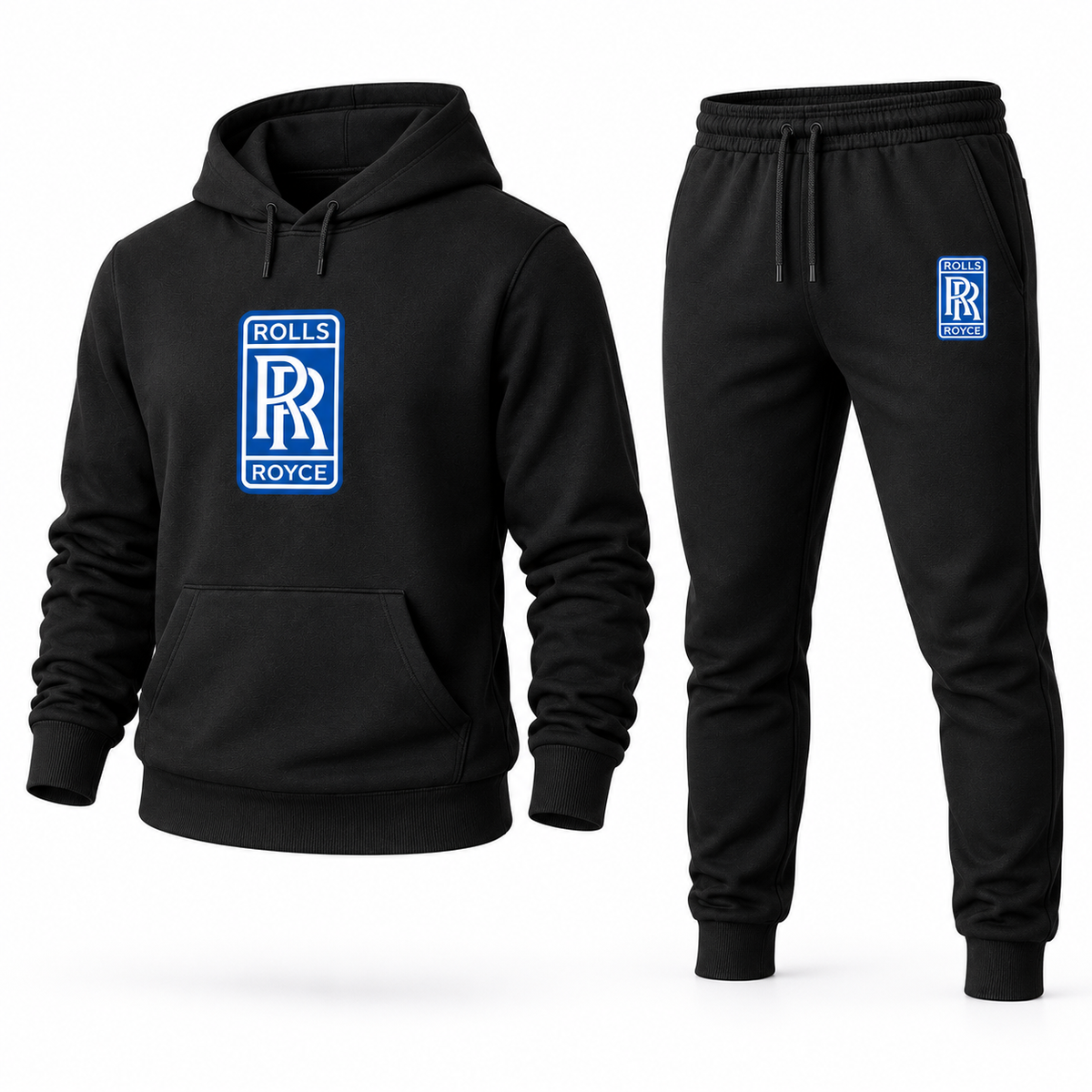 Rolls Royce hoodie joggers | Color: Black | Image 2