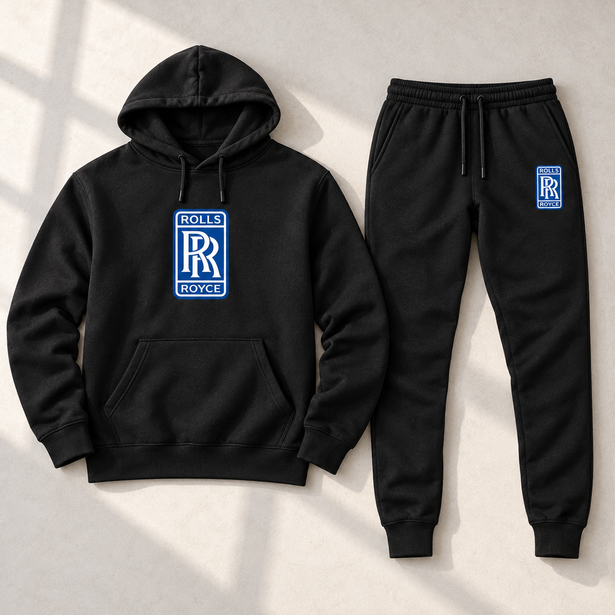 Rolls Royce hoodie joggers | Color: Black | Image 5