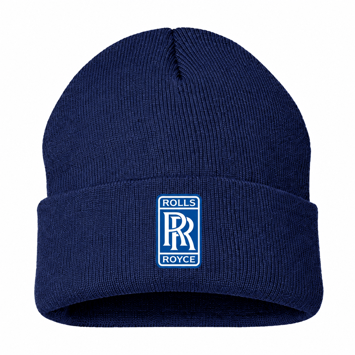 Men's Rolls Royce Beanie Hat — Navy — clean front main