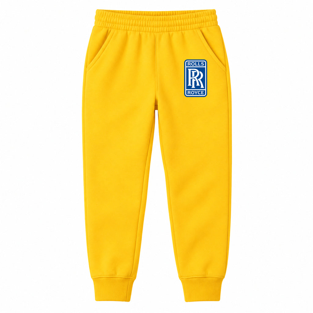 Rolls Royce youth jogger sweatpants in Yellow, Youth Large ages 10–12