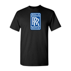 Youth Kids Rolls Royce Car Cotton T-Shirt | Color: Black | Main