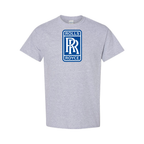 Youth Kids Rolls Royce Car Cotton T-Shirt | Color: Grey | Main