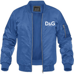 Men's Dolce and Gabbana Lightweight Bomber Jacket Windbreaker Softshell Varsity Jacket Coat