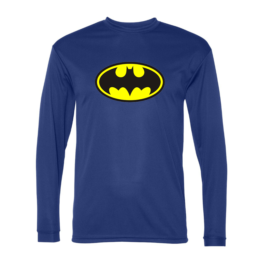 Men’s DC Comics Batman- C2 Sport - Polyester Long Sleeve T-Shirt - 5104