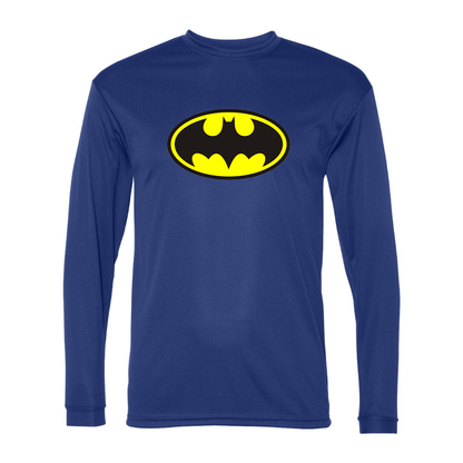Men’s DC Comics Batman- C2 Sport - Polyester Long Sleeve T-Shirt - 5104